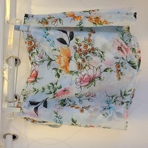 Peach Love floral skort